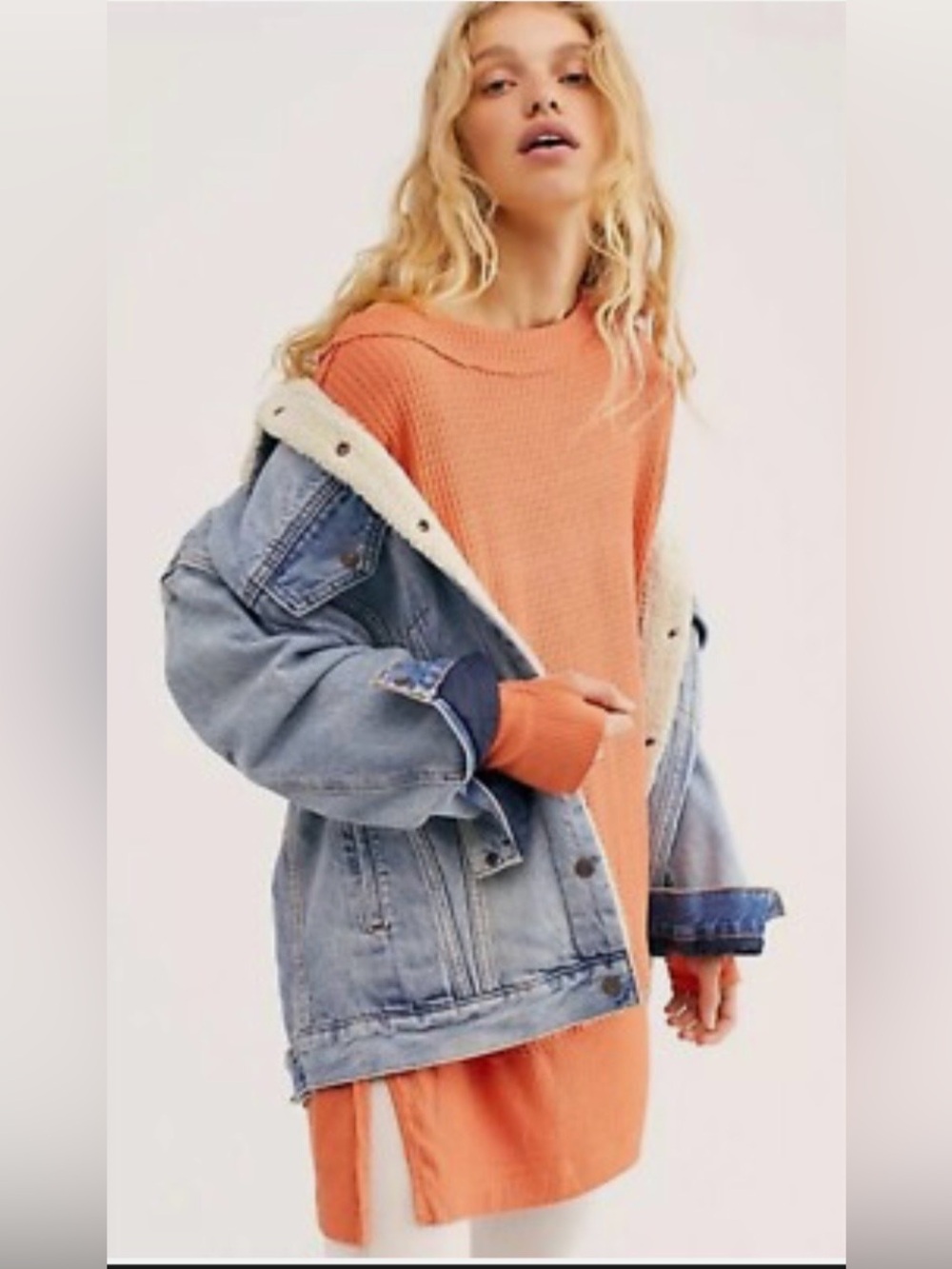 We The Free North Shire Thermal Tunic in Coral